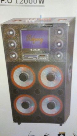 📢Bluetooth speaker sd card slot usb flash drive fm radio microphone included for karaoke🎶