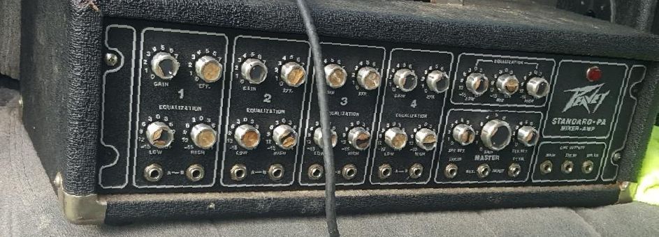 Vintage Peavey Standard PA Mixer Amp Amplifier Series 260 With Cover 400 watt for Sale in Boiling SC - OfferUp