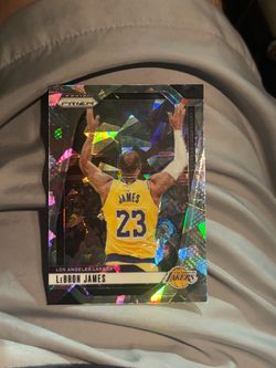 2024-25 Panini Prizm LeBron James #130 Ice Prizm Lakers SSP