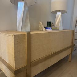 Crate And Barrel Storage Media Console 