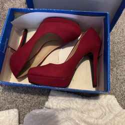 Red High Heel Pumps