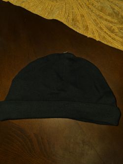 6mi blk baby beanie