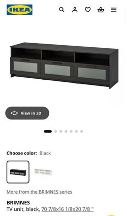 BRIMNES TV UNIT (IKEA)