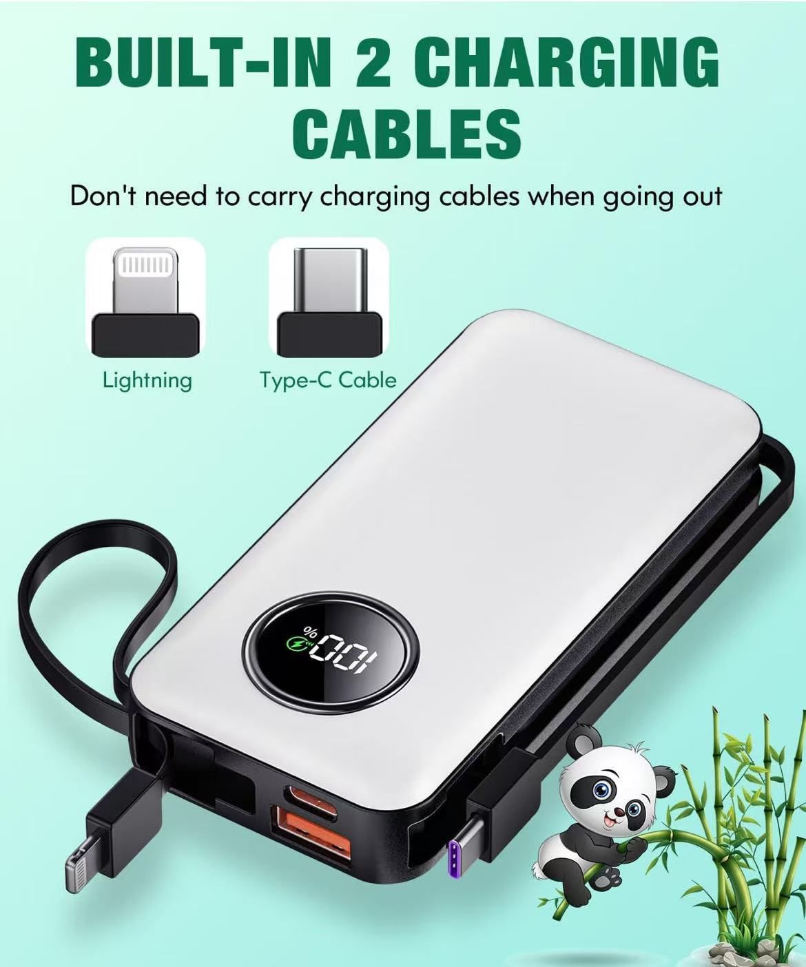 15000mAh PD 30W Fast Charging Power Bank