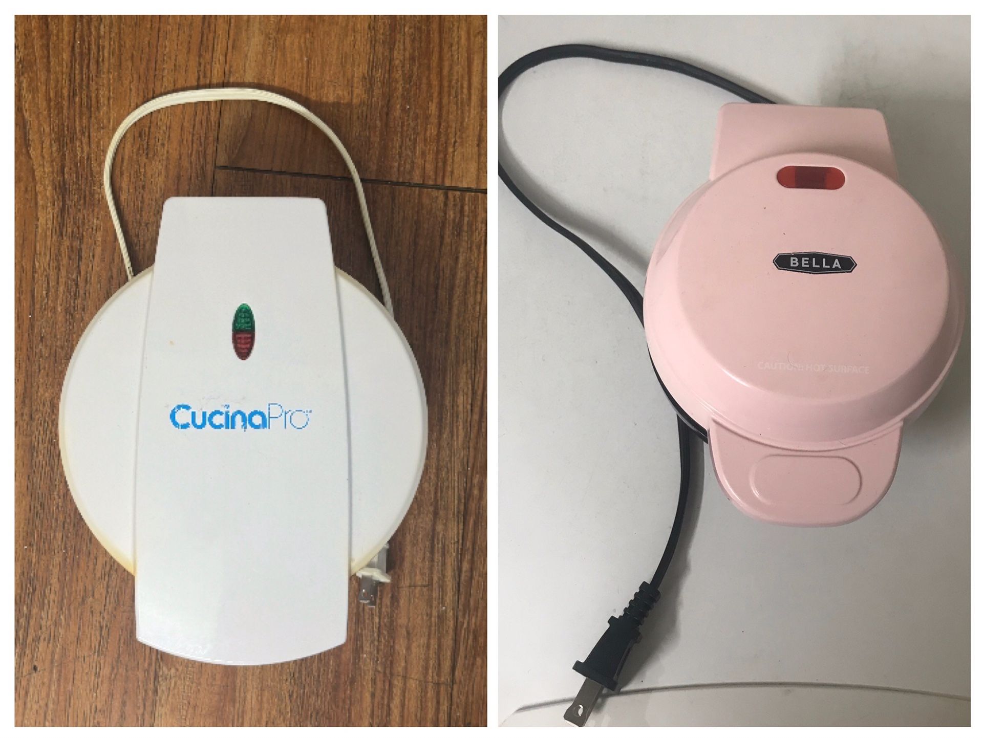 2 Waffle Makers Each 5$ Both 8$