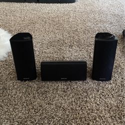 Onkyo SKR-390 Speaker Surround Front Left, Right And Center Set