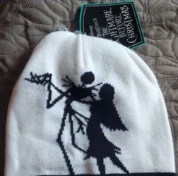 BRAND NEW!Nightmare Before Christmas jack And Sally Beanie