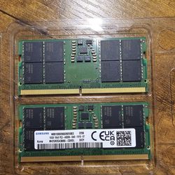 Samsung 32GB (2x16GB) DDR5 4800MHz Laptop Memory