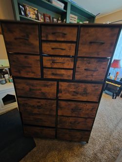 2 Frame Dressers with Plywood Tops