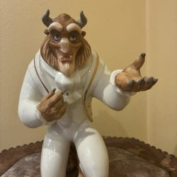 Lenox Disney Beauty & Beast Beast Figurine My Heart My Hand Bended Knee
