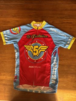 Vintage Voler AIDS/LifeCycle Cycling Jersey - Size Medium (USA Made)