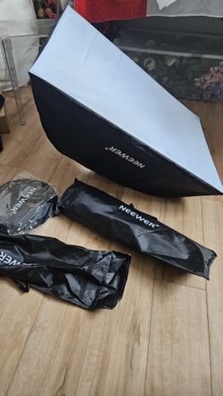two softbox umbrella 