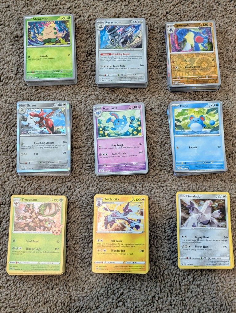 Lot Of 370+ Holo And Reverse Holo Pokemon Cards