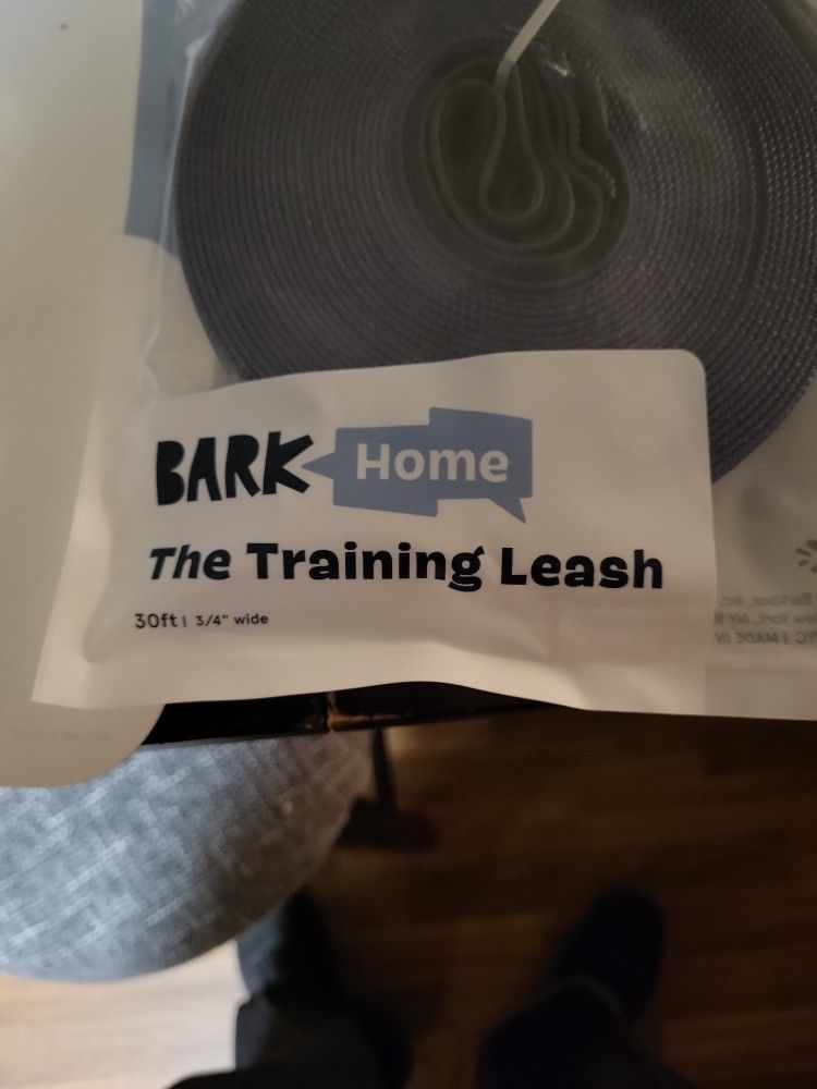 "Bark Home" The Training Leash (30ft-1  3/4