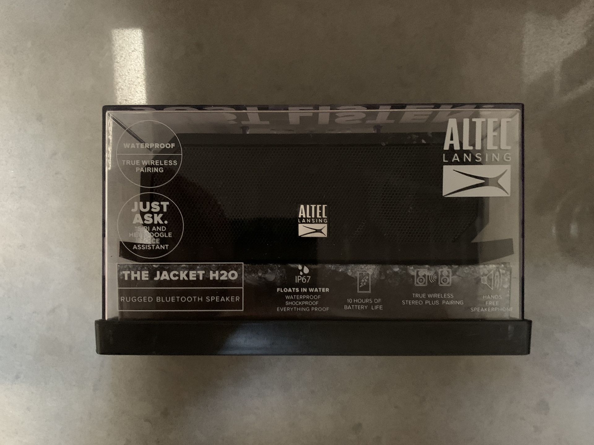 Altec Lansing Bluetooth speaker water resistant