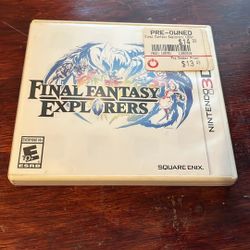 Final Fantasy Explorers DS Game