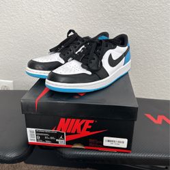 Jordan 1 Low UNC Powder Blue Size 9