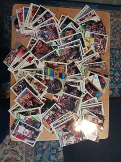 Over 100 basketball cards