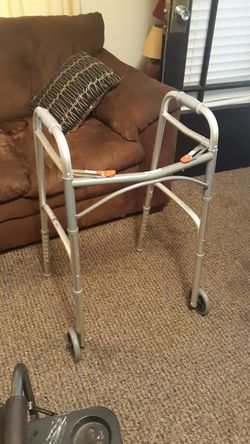 Brand new folding Walker never used light weight only 20$