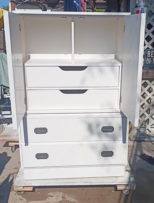 Dixie White Armoire - Delivery Available!