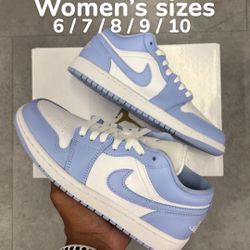 Jordan 1 Low Blue Aluminum 
