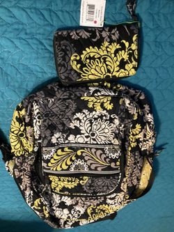 Vera Bradley Backpack with Wallet