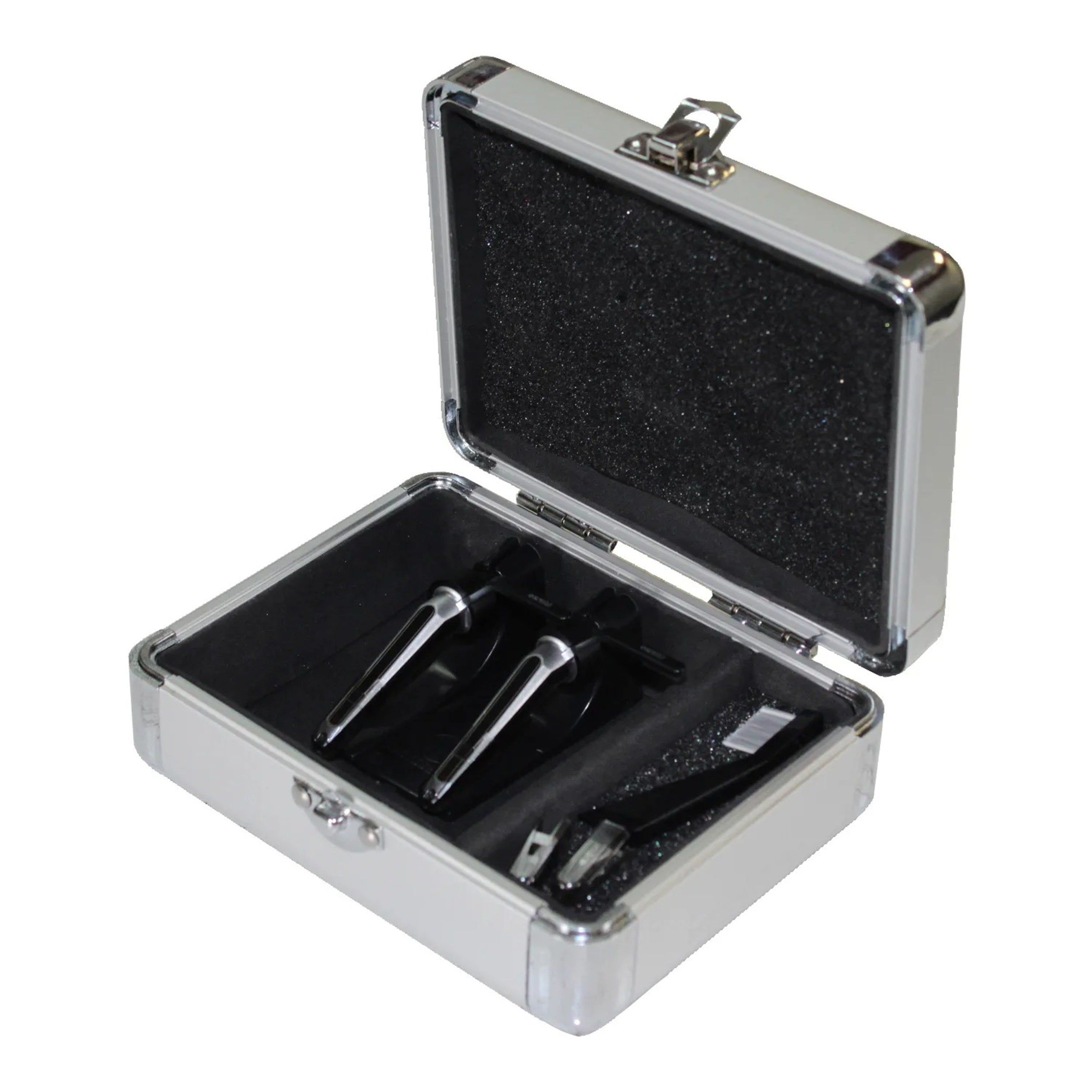 Odyssey KCC2PR2SL, KROM Series Silver PRO2 Case For Two Turntable Needle Cartridges