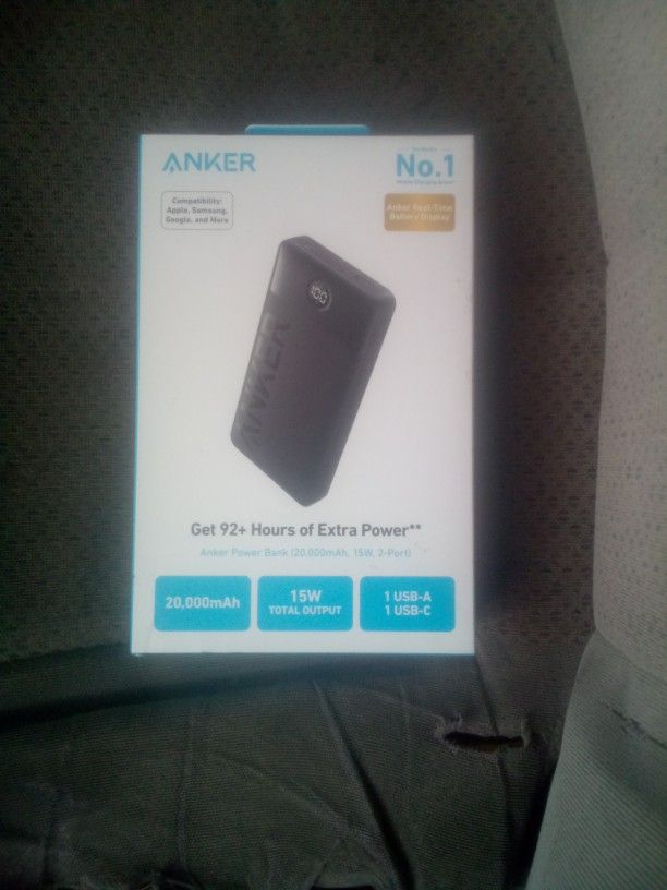 Anchor 20,000 mAh Portable Charger.