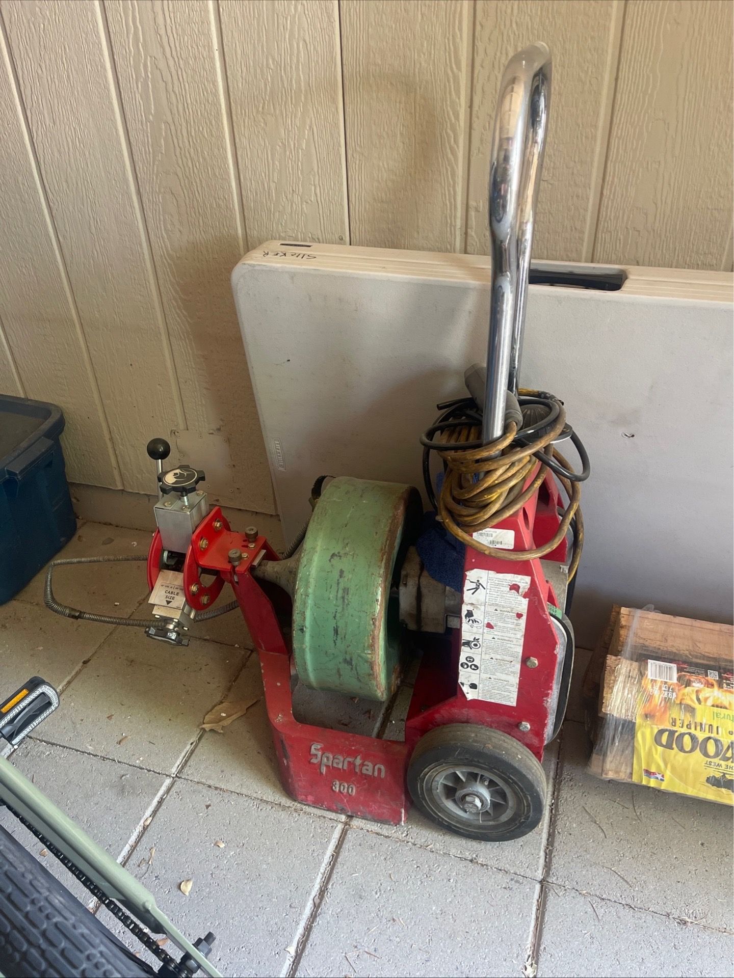 Spartan 300 Drain Sewer Cleaning Snake Machine Commercial