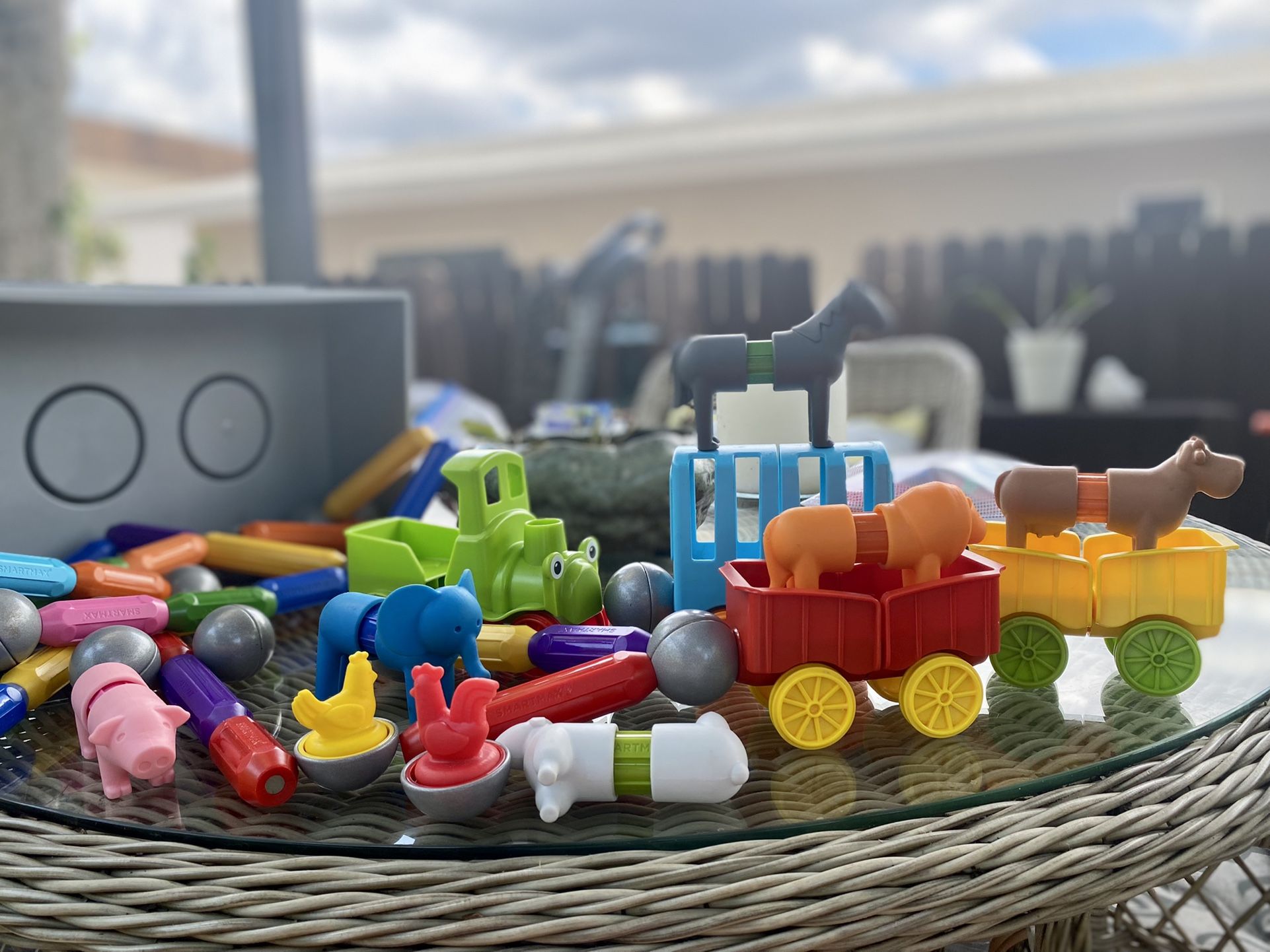 Smartmax Farm Animals And Train Learning Toy For Toddlers for