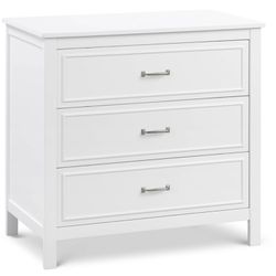 New In Box DaVinci Charlie 3-Drawer Dresser - White