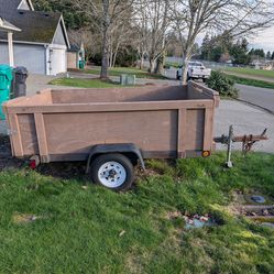 Utility dump trailer