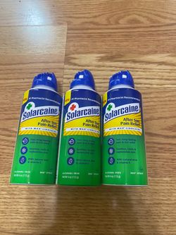 3 Solarcaine After Sun Pain Relief