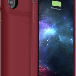 mophie 401002830 Juice Pack Access - Ultra-Slim Wireless Battery Case - Made for Apple iPhone Xs/iPhone X (2,000mAh) - Dark Red