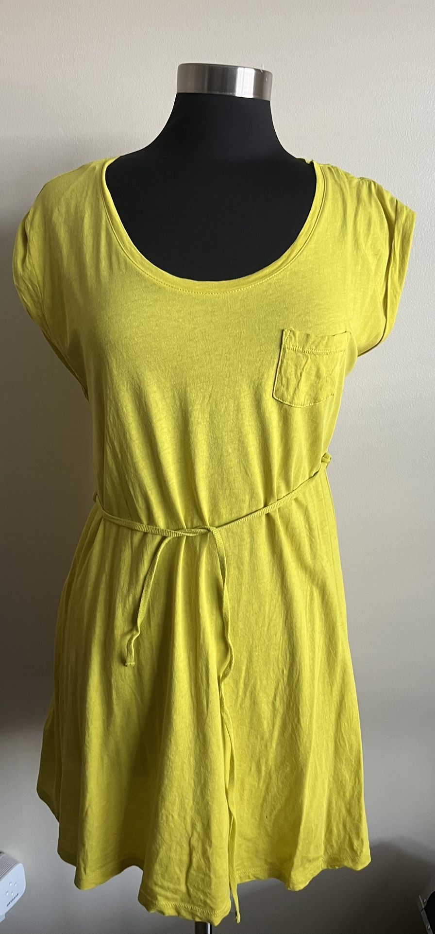 H&M Lime Green TShirt Dress Size S