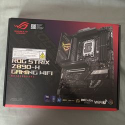 ASUS -ROG STRIX Z890-H (Socket LGA 1851) Intel Z890 ATX DDR5 Wi-Fi 7 Motherboard