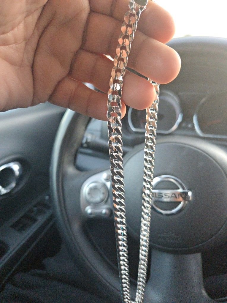 925 Silver CUBAN LINK chain