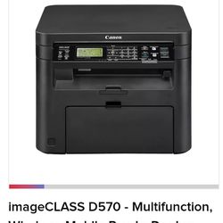 imageCLASS D570 - Multifunction, Wireless, Mobile Ready, Duplex Laser Printer

