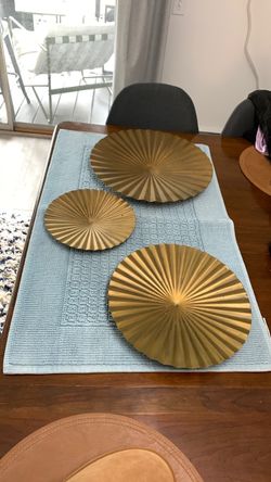 Decorative Gold Wall Art Set