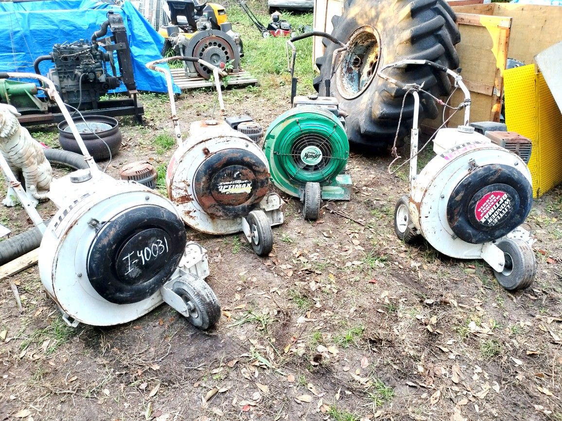 Walk Behind Leaf Blowers - $850 Or Best Offer For All