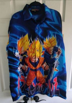Dragon Ball Z Button-Up Long Sleeve Shirt