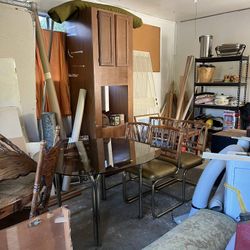 Glass Table W Chairs 