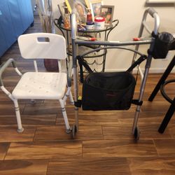 Shower Chair & Walker - FREE