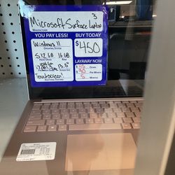 Microsoft Surface laptop 3