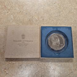 Panama 20 Balboas Proof Sterling Silver Coin