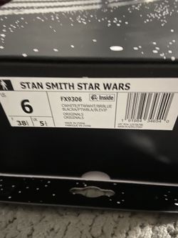 Adidas Stan Smith Star Wars Luke skywalker edition. Fx9306. Size 6