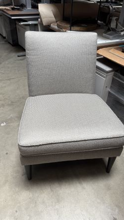 CB2 Grey Armless Guest Chairs  3 Available @ 35.00ea