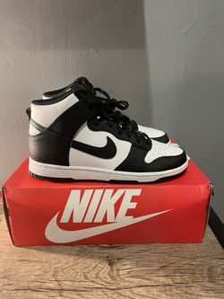 Nike Dunk High - Black/White Size 9