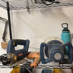 Buffer hands drill 110 and a Rebo battery