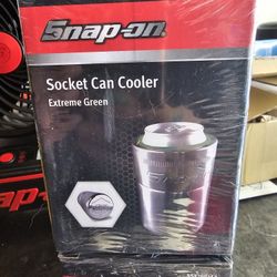 Snap-on Socket Can Cooler Green